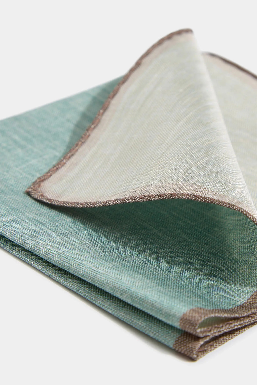 Fazzoletti da taschino reversibili Salvia - Made in Italy