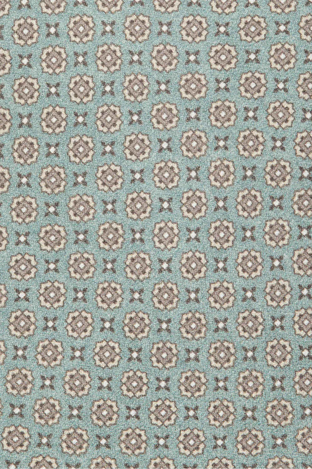 Cravatta verde in seta fantasia - Made in Italy
