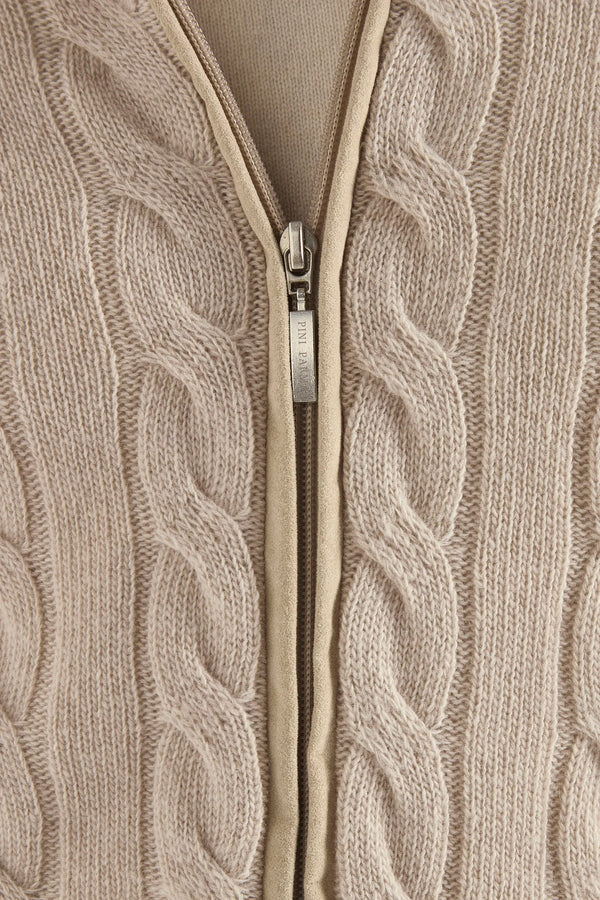 beige cable knit full zip, men's cashmere full zip, italian knit full zip, beige cashmere zip sweater, luxury men's full zip, elegant men's knitwear, refined cable knit full zip, tailored beige full zip, premium italian full zip, sophisticated men's zip sweater, timeless italian knitwear, upscale men's full zip, classic beige zip sweater, italian craftsmanship knitwear, premium men's cashmere zip, refined italian cable knit full zip
