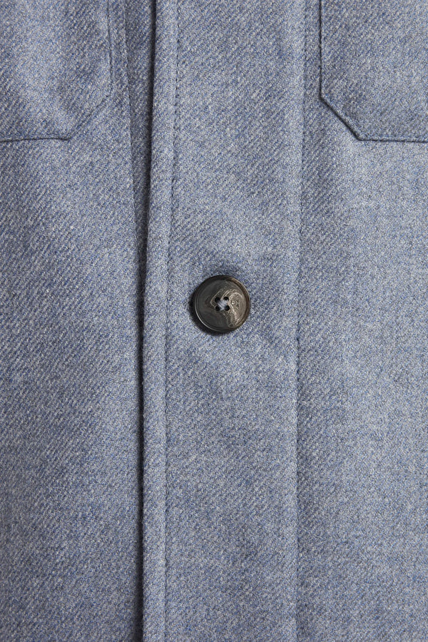 dusty blue shirt jacket, men's wool cashmere jacket, italian shirt jacket, blue overshirt jacket, luxury men's jacket, elegant men's overshirt, refined shirt jacket, tailored blue jacket, premium italian jacket, sophisticated men's overshirt, timeless italian jacket, upscale men's overshirt, classic blue jacket, italian craftsmanship jacket, premium men's wool cashmere jacket, refined italian shirt jacket