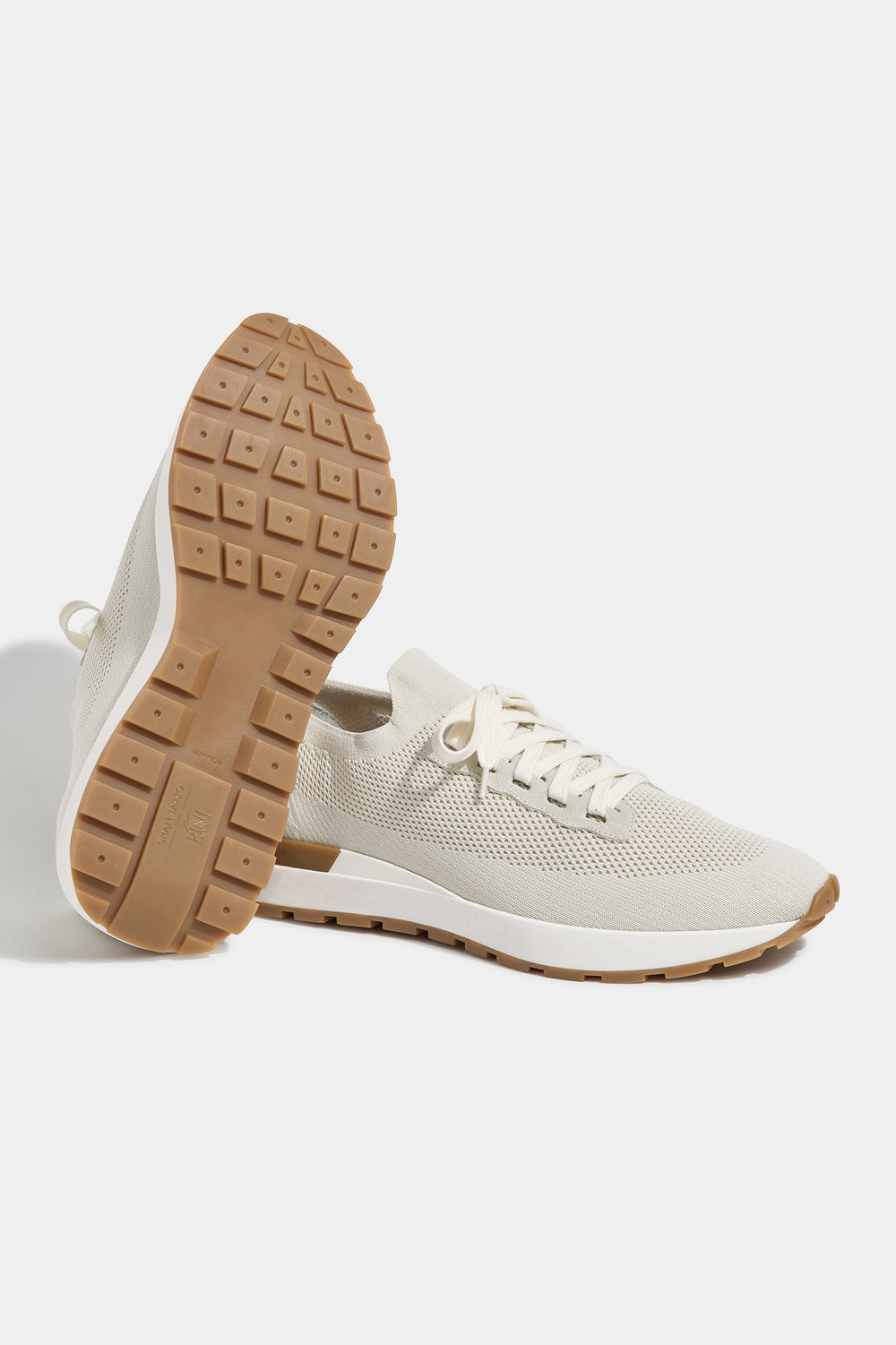 Sneakers in maglia Off-white - Made In Italy