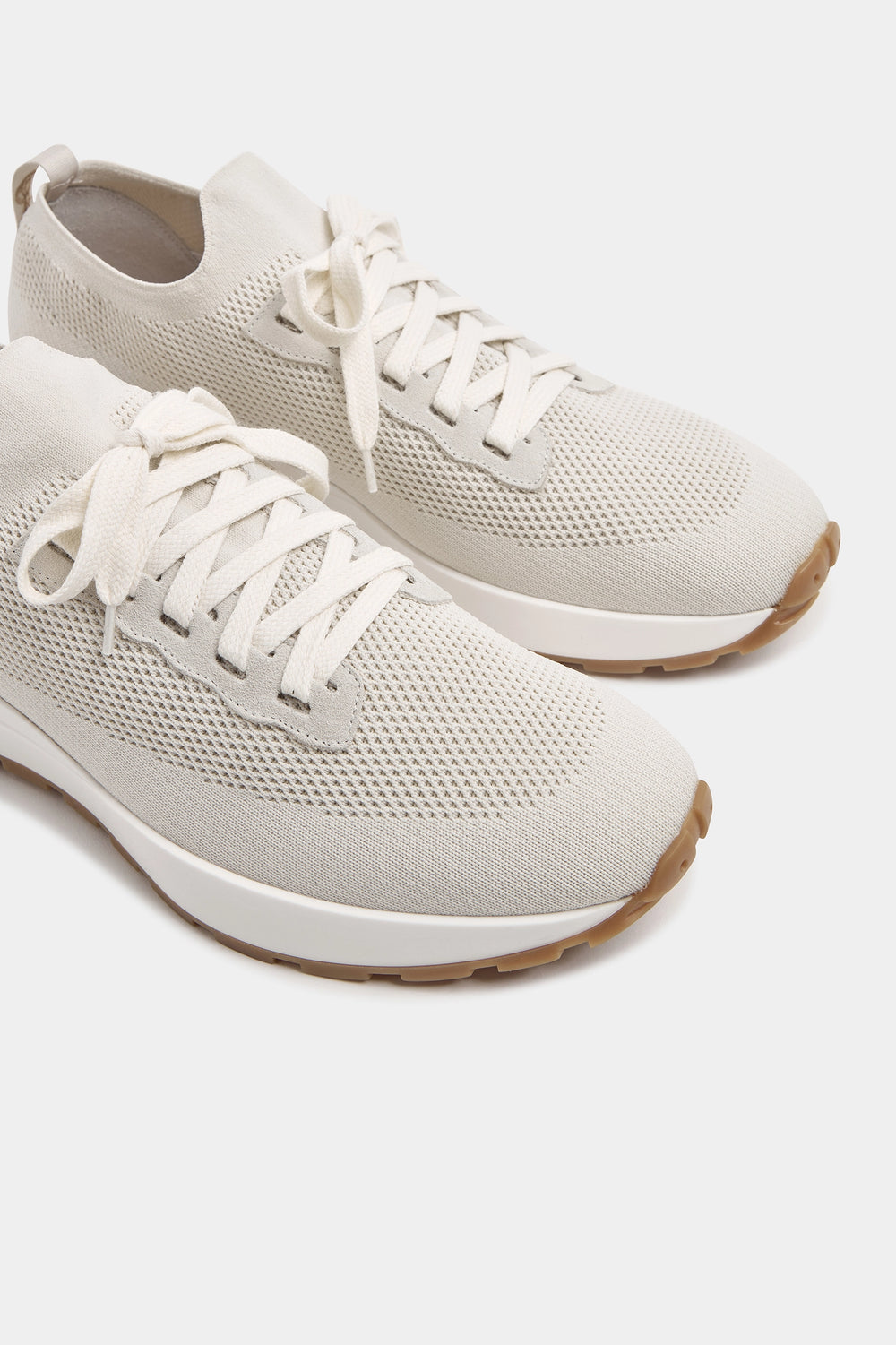 Sneakers in maglia Off-white - Made In Italy