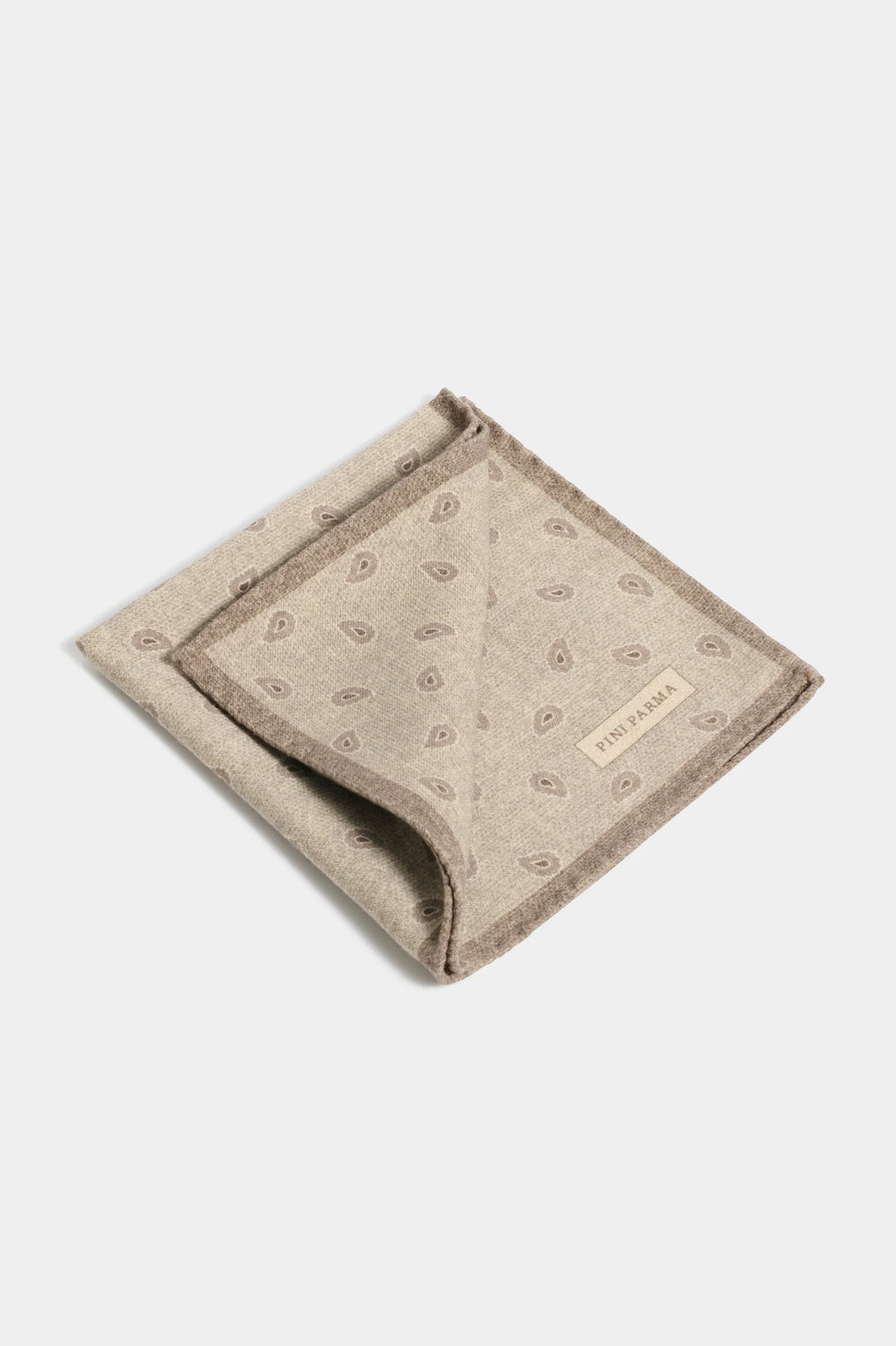 taupe paisley pocket square, men's paisley pocket square, italian pocket square, taupe silk pocket square, luxury men's pocket square, elegant men's pocket square, refined paisley pocket square, tailored taupe pocket square, premium italian pocket square, sophisticated men's pocket square, timeless italian pocket square, upscale men's pocket square, classic taupe pocket square