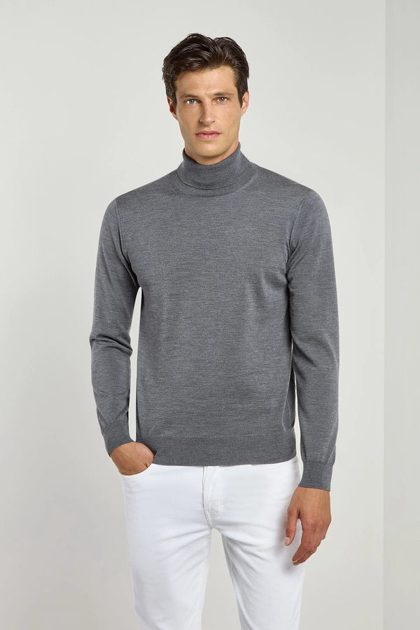 Dolcevita antracite in merino – Made in Italy