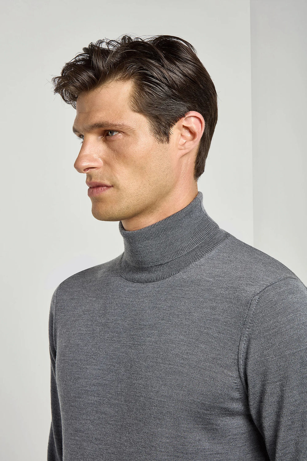 Dolcevita antracite in merino – Made in Italy