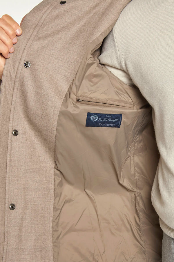 beige parka, men's beige parka, italian parka, beige winter jacket, luxury men's parka, elegant men's outerwear, refined beige coat, tailored men's parka, premium italian jacket, sophisticated men's parka, timeless italian outerwear, upscale men's coat, classic beige parka, italian craftsmanship jacket, premium men's outerwear, refined italian parka