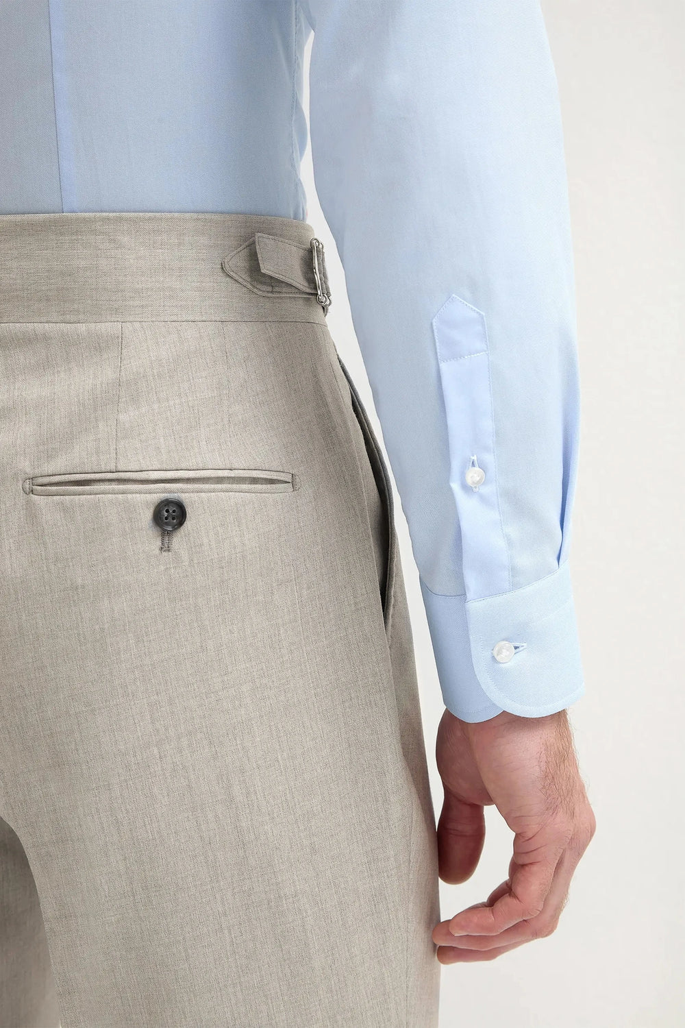 Pantaloni beige Soragna - Made in Italy