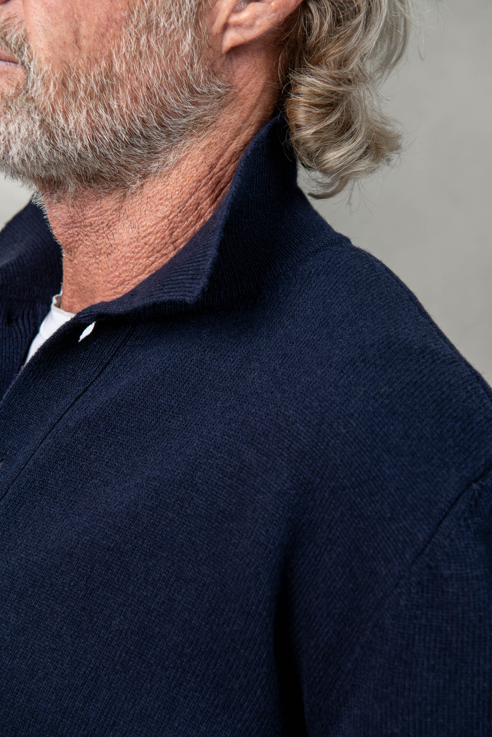 Blue cardigan – Made in Italy
