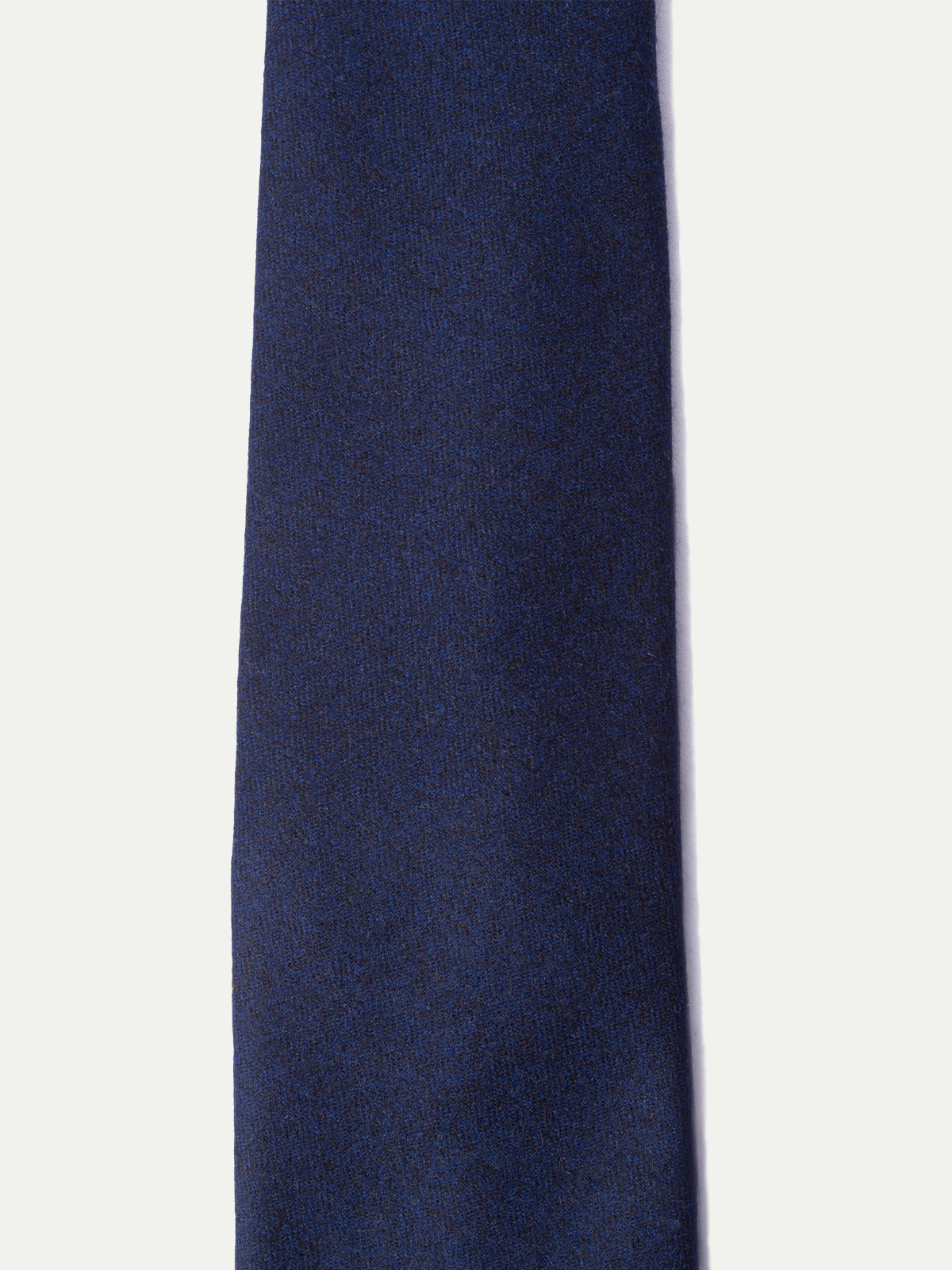 Blue flannel tie - Hand Made In Italy