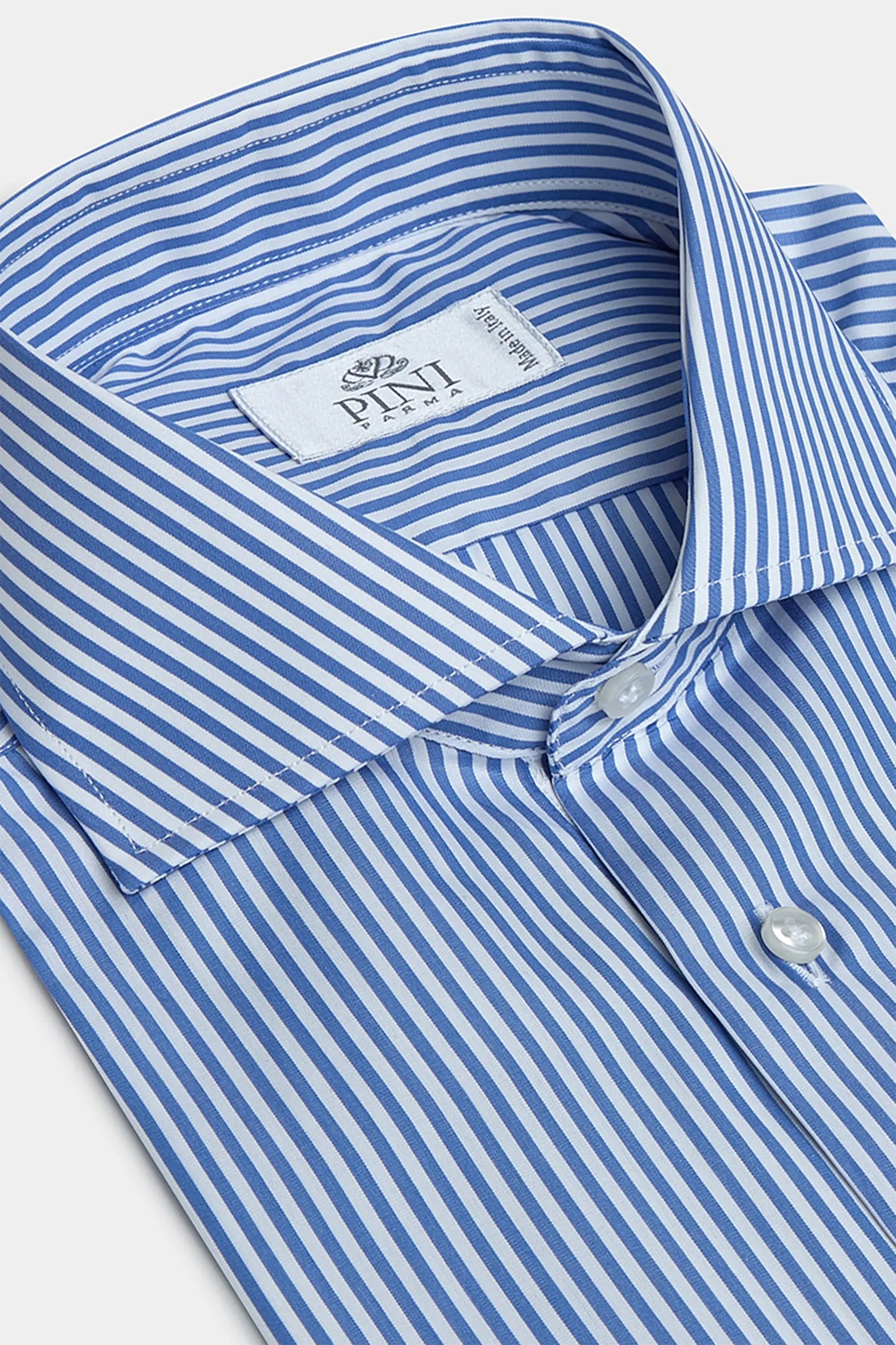 Blue Striped Shirt - Made in Italy Blue Striped Shirt - Made in Italy