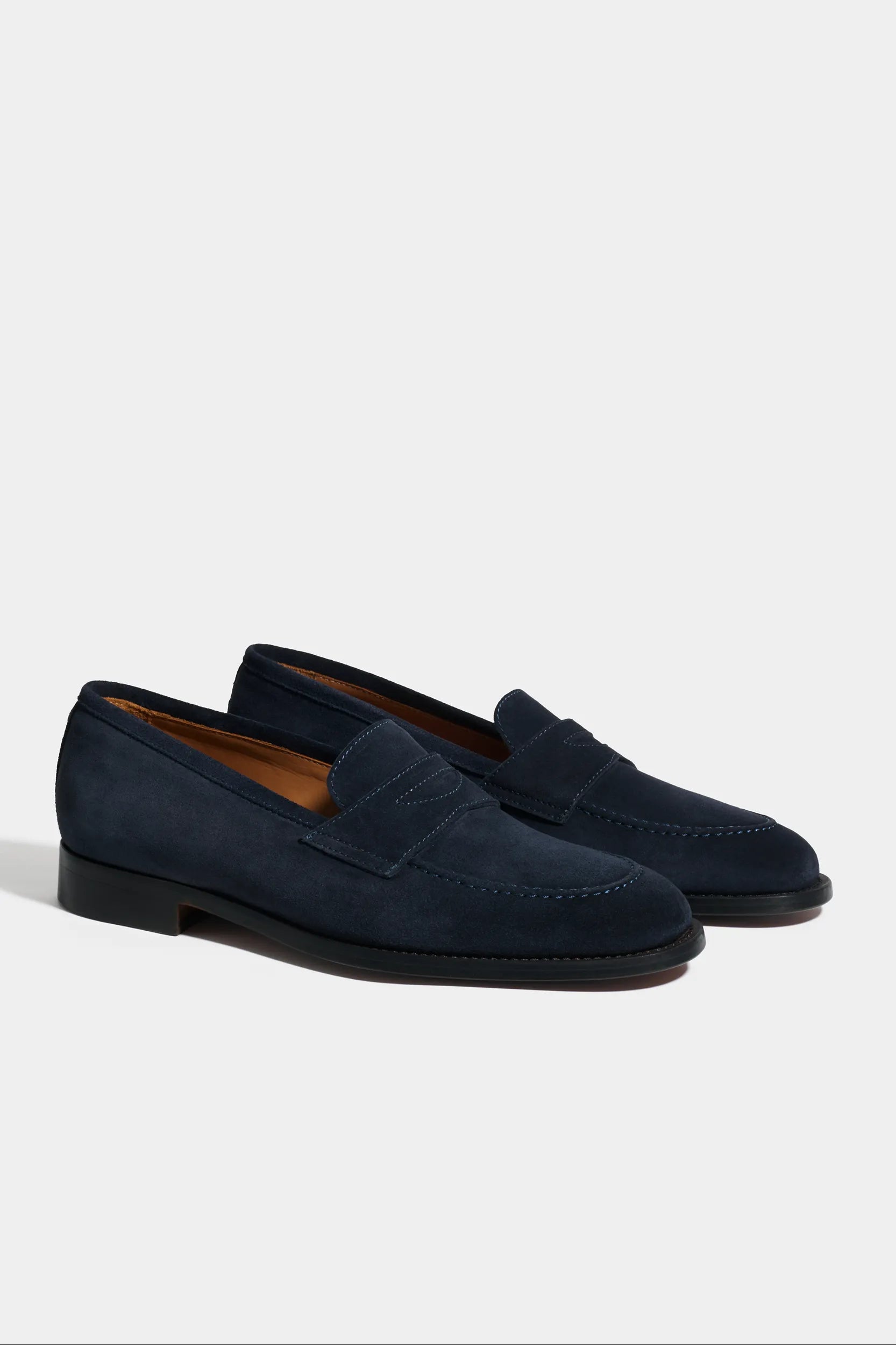 Pini Parma Blue Suede Tassel Loafer