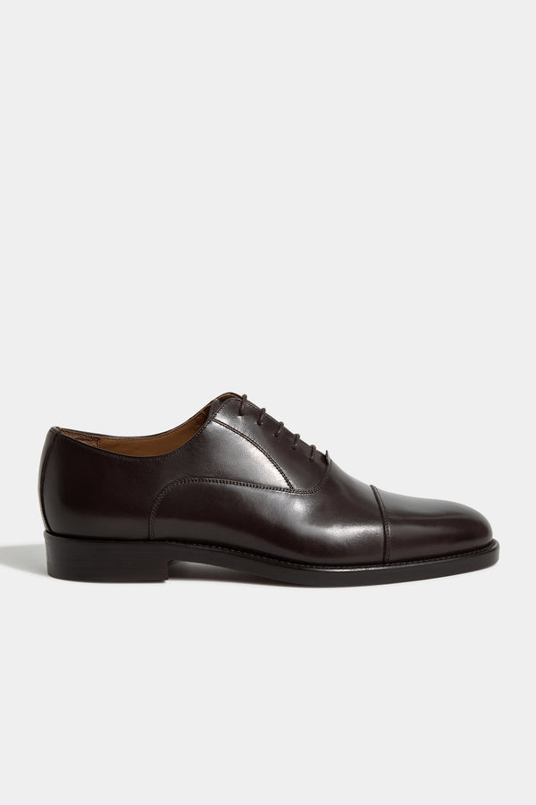Scarpe Oxford marrone Made in Italy