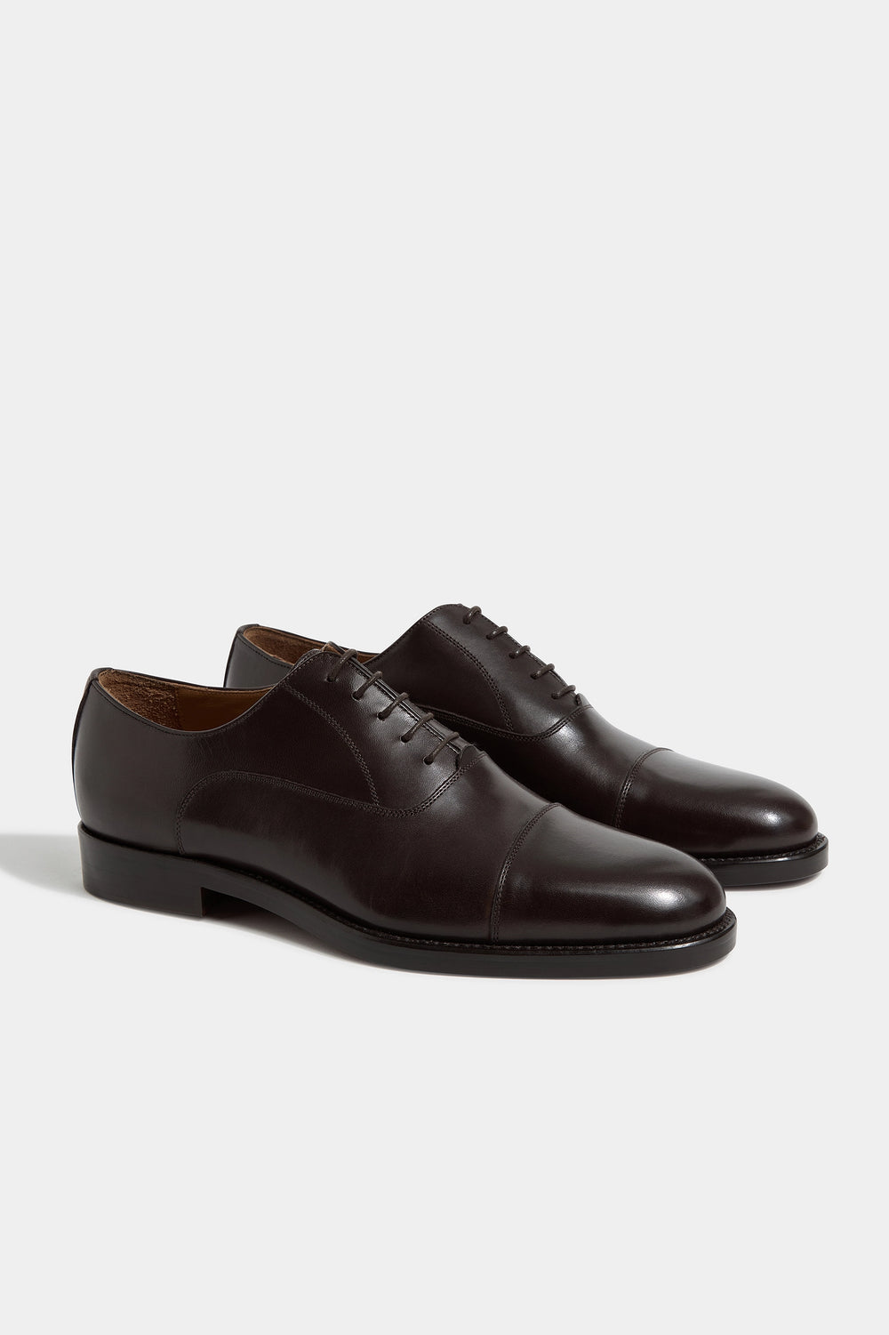 Scarpe Oxford marrone Made in Italy
