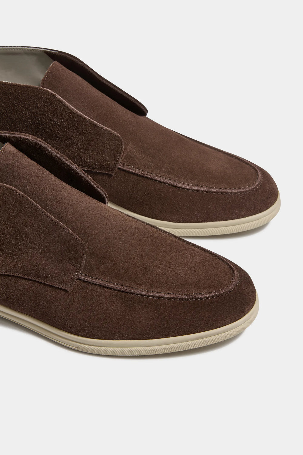 brown polacchino, men suede polacchino, italian suede loafers, brown suede loafers, slip-on suede boot, mid-top suede shoe, made in italy polacchino, luxury suede polacchino, elegant suede footwear, refined italian polacchino, premium suede loafers, soft suede ankle boot, versatile suede shoe, handcrafted italian footwear, timeless polacchino design, comfortable suede loafers, upscale suede shoe, italian craftsmanship polacchino, casual luxury footwear, classic brown suede loafer