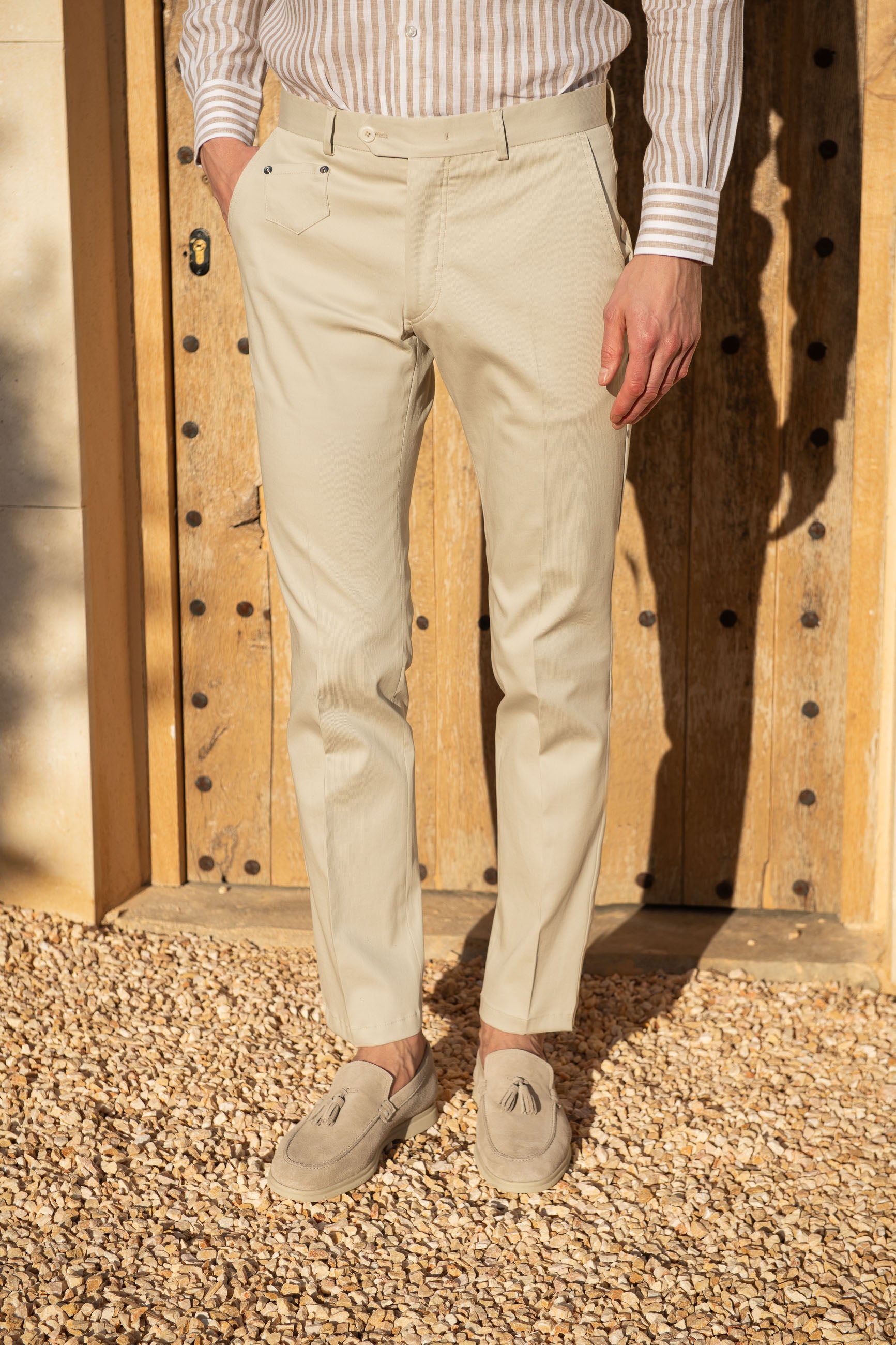 ECRU TROUSERS