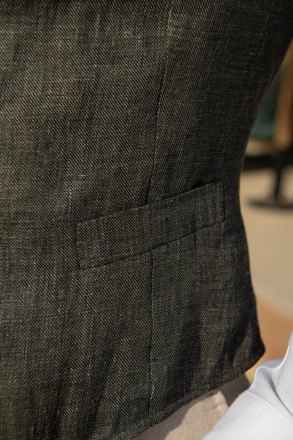 Green Waistcoat, Green Linen Waistcoat, Green Linen Waistcoat, summer waistcoat, italian Green waistcoat, Gilet Vert, Gilet en Lin Vert, Gilet en Lin Vert, Gilet d'été, Gilet Vert Italien, Gilet verde, Gilet verde in lino, Gilet verde in lino, gilet estivo, gilet verde italiano,