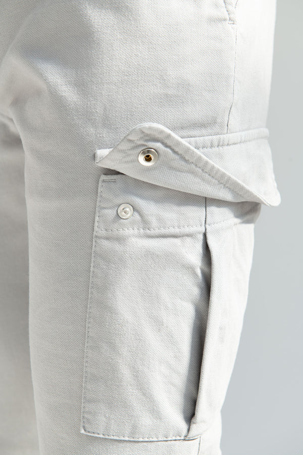 Cargo Trousers in Italian Cotton, High Rise Italian Cargo, Grey Cotton Cargo Trousers, Pantaloni cargo in cotone italiano, pantaloni cargo italiani a vita alta, pantaloni cargo in cotone grigio, Pantaloni cargo in cotone italiano, pantaloni cargo italiani a vita alta, pantaloni cargo in cotone grigio