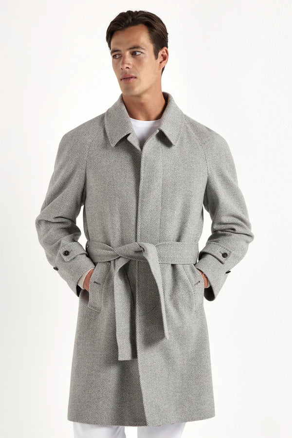 Grey Coat, Italian Wool Coat, Grey Raglan Coat, Italian Herringbone Coat, Wool and Cashmere Coat, Men wool grey coat, Manteau gris, Manteau italien en laine, Manteau gris raglan, Manteau italien à chevrons, Manteau en laine et cachemire, Manteau gris en laine pour homme, Cappotto grigio, cappotto di lana italiano, cappotto raglan grigio, cappotto italiano a spina di pesce, cappotto di lana e cashmere, cappotto di lana grigio da uomo