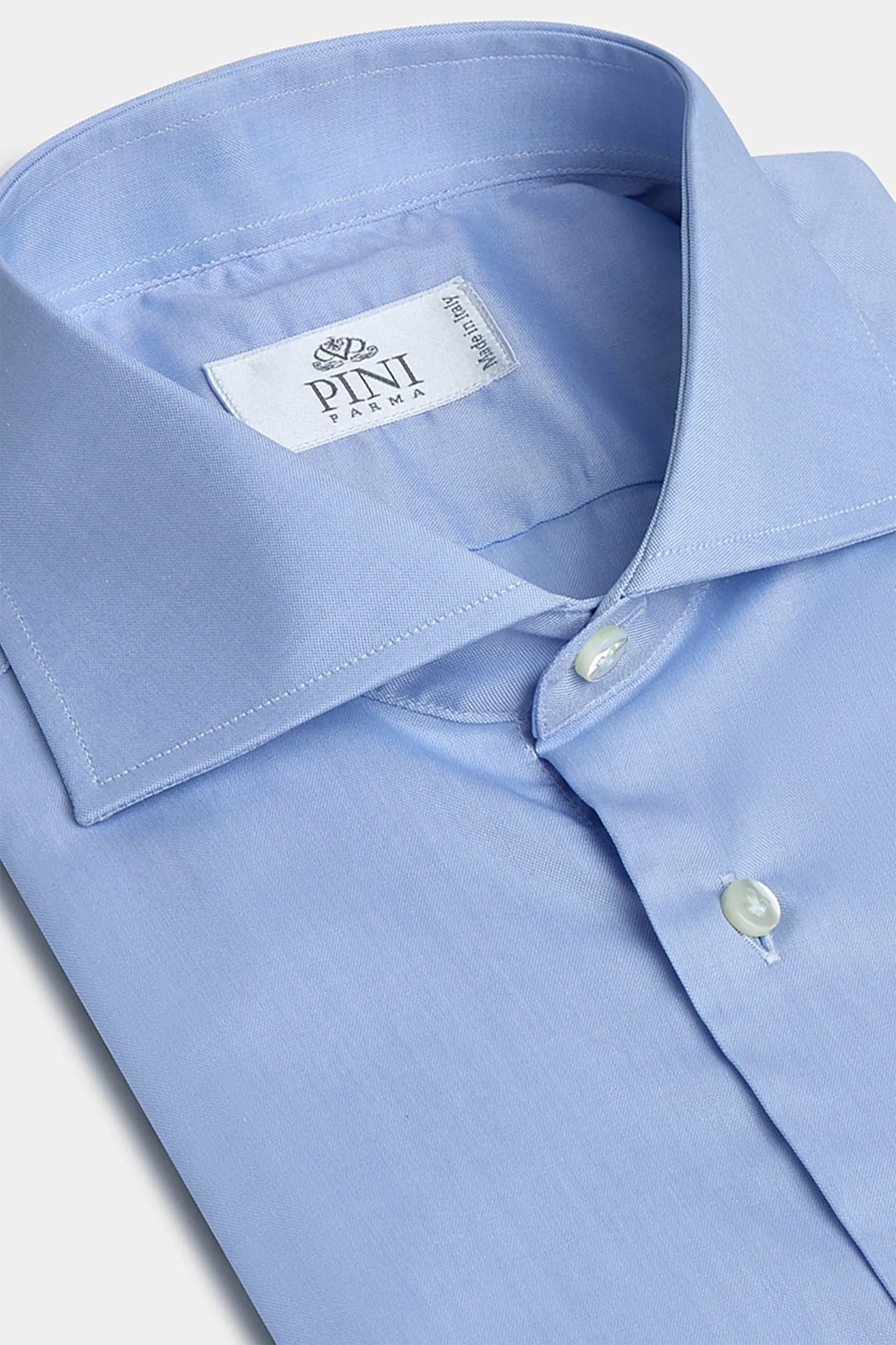 Light blue Shirt with double cuff - Made In Italy Light blue Shirt with double cuff - Made In Italy