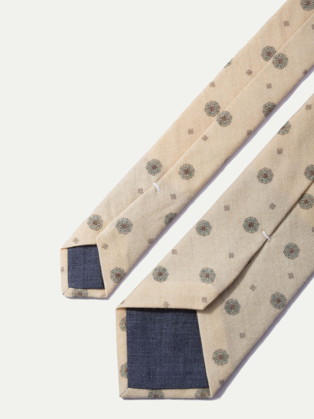 Off-white fancy tie - Made In Italy