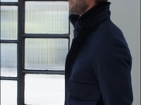 blue bomber, blue flannel bomber, blue wool bomber, luxury blue bomber, luxury blue bomber flannel, valstarino bomber blue, blue wool valastarino, blue valstarino, wool a1 flight jacket, blue a1 flight jacket, A-1 flight jacket blue, blue A-1 jacket, A-1 bomber jacket, bomber bleu, bomber bleu flanelle, bomber bleu laine