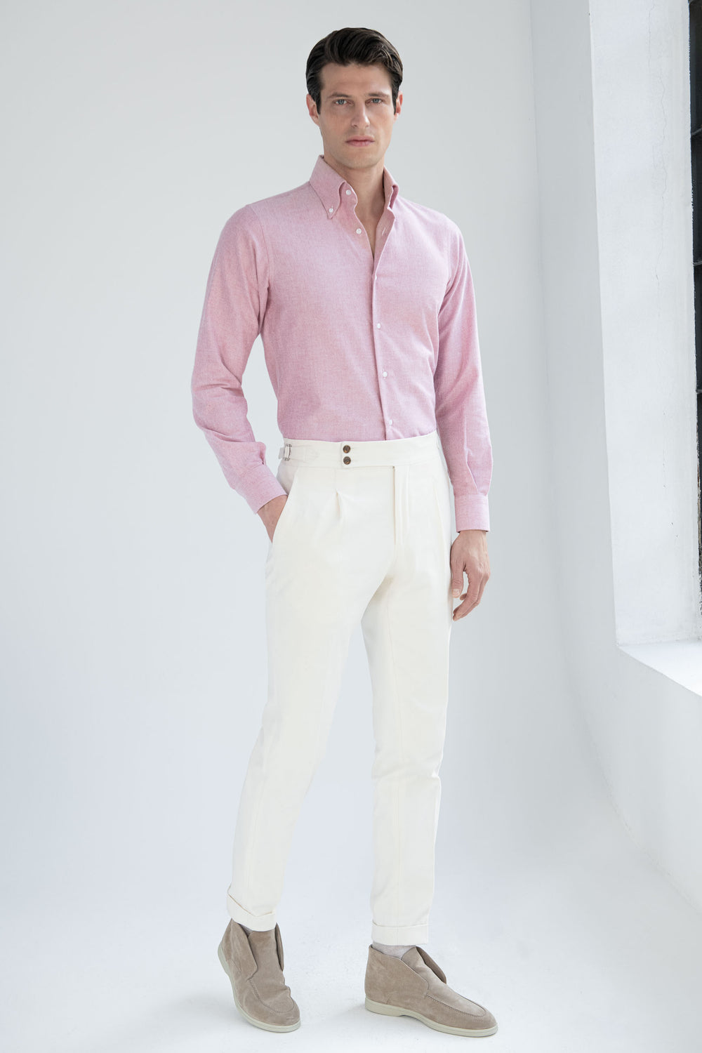 Brushed Italian Cotton Shirt, Italian Style Red Cotton Shirt, Button Down Soft Touch Shirt, Red Cotton Shirt, Camicia in cotone italiano satinato, camicia in cotone rosso stile italiano, camicia button down soft touch, camicia in cotone rosso, Chemise en coton italien brossé, chemise en coton rouge de style italien, chemise boutonnée au toucher doux, chemise en coton rouge,