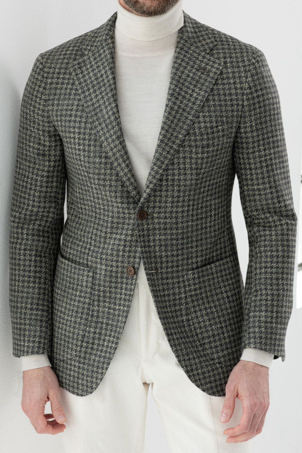 Italian houndstooth jacket, Sage Houndstooth jacket, Houndstooth Jacket, Sage Houndstooth Jacket, Sage Wool jacket, Italian sage houndstooth jacket, Veste pied-de-poule italienne, veste pied-de-poule sauge, veste pied-de-poule, veste pied-de-poule sauge, veste laine sauge, veste pied-de-poule sauge italienne, Giacca in pied-de-poule italiano, Giacca in pied-de-poule color salvia, Giacca in pied-de-poule salvia, Giacca in lana color salvia, Giacca in pied-de-poule italiano color salvia