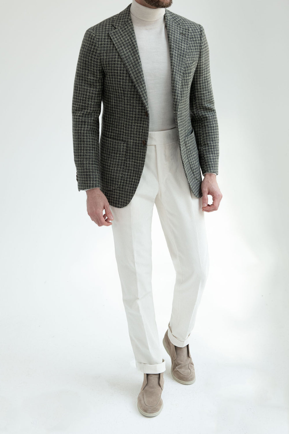 Italian houndstooth jacket, Sage Houndstooth jacket, Houndstooth Jacket, Sage Houndstooth Jacket, Sage Wool jacket, Italian sage houndstooth jacket, Veste pied-de-poule italienne, veste pied-de-poule sauge, veste pied-de-poule, veste pied-de-poule sauge, veste laine sauge, veste pied-de-poule sauge italienne, Giacca in pied-de-poule italiano, Giacca in pied-de-poule color salvia, Giacca in pied-de-poule salvia, Giacca in lana color salvia, Giacca in pied-de-poule italiano color salvia