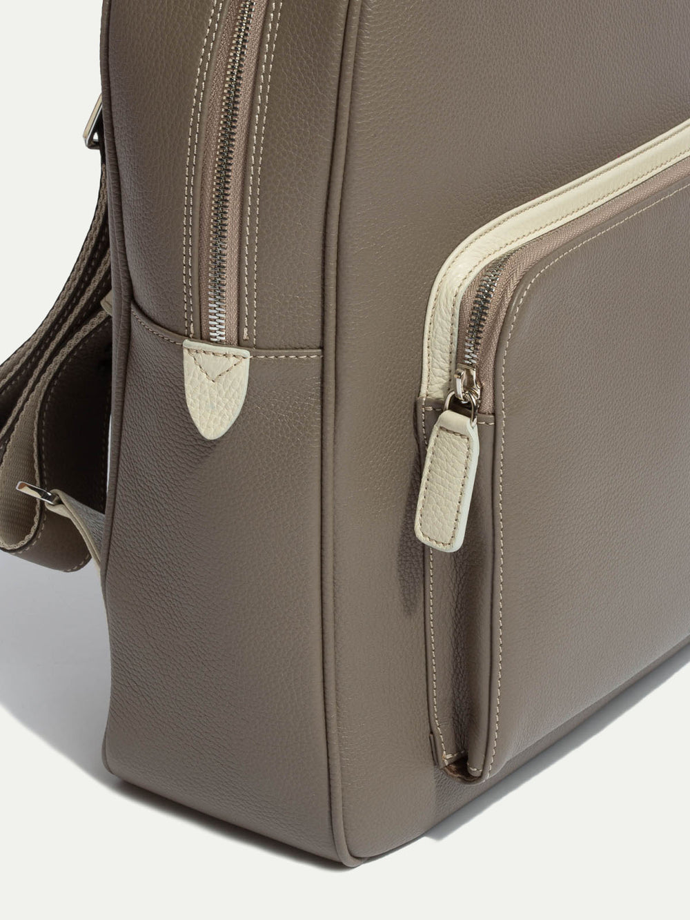 Zaino in pelle taupe - Made in Italy