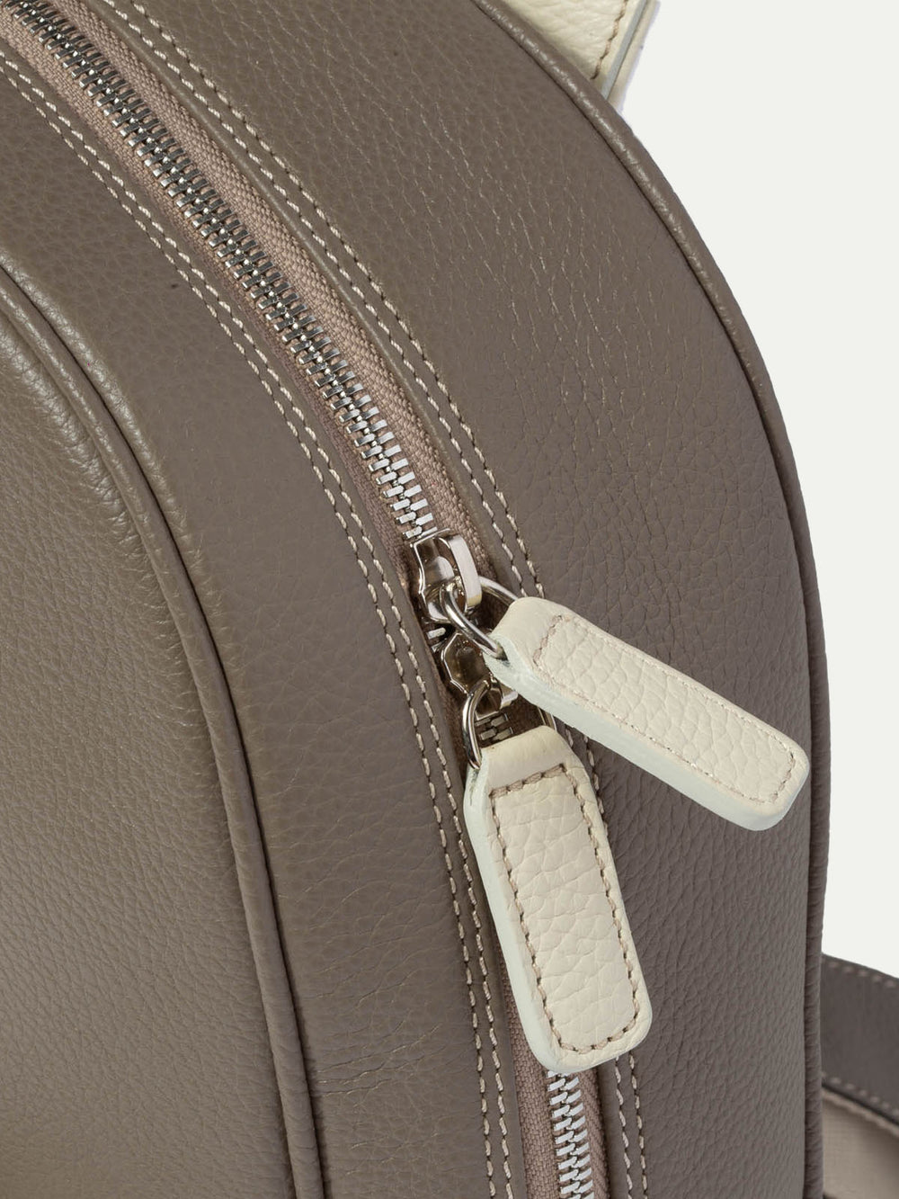 Zaino in pelle taupe - Made in Italy