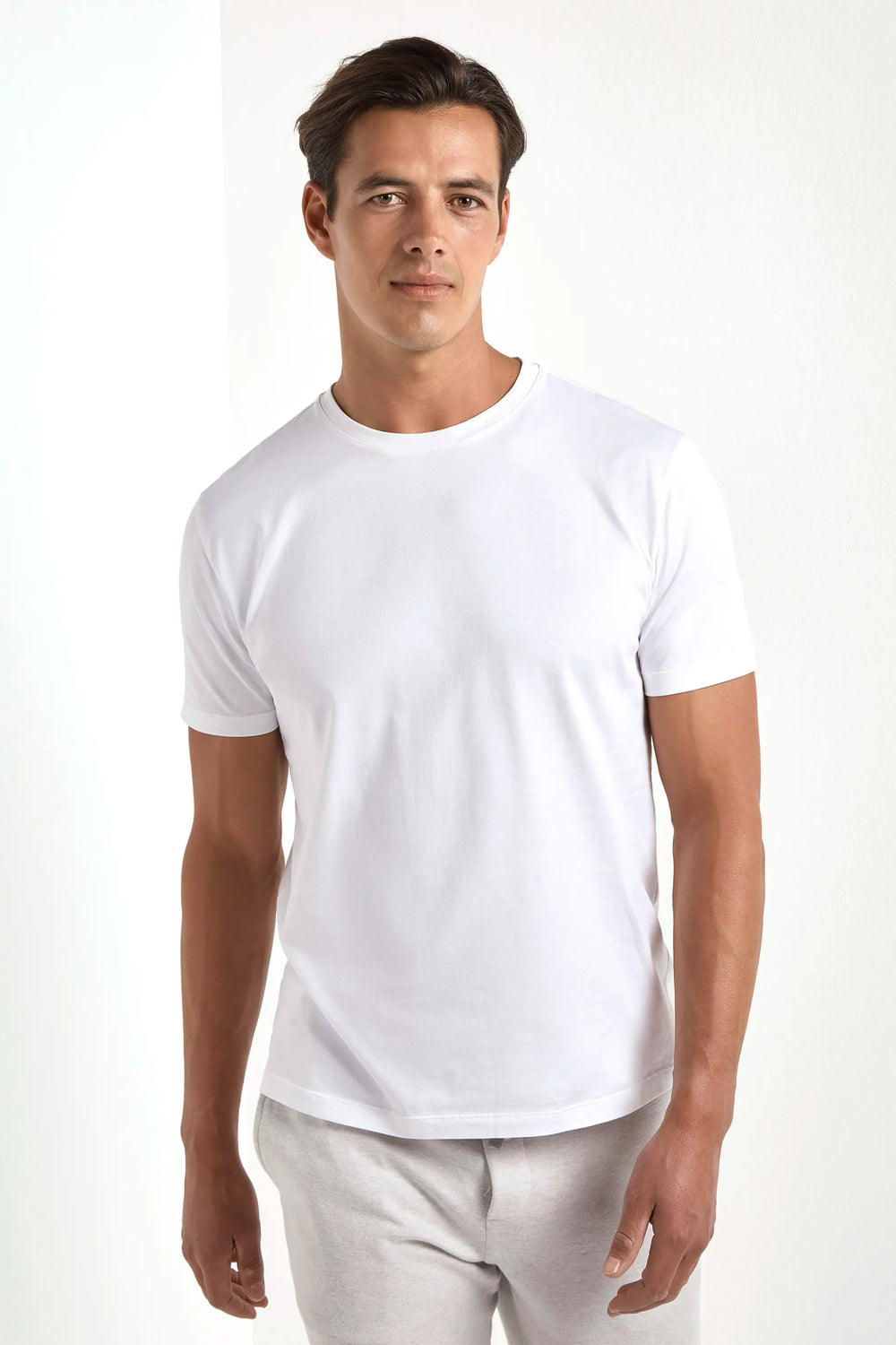 T-shirt en jersey blanc - Made in Italy