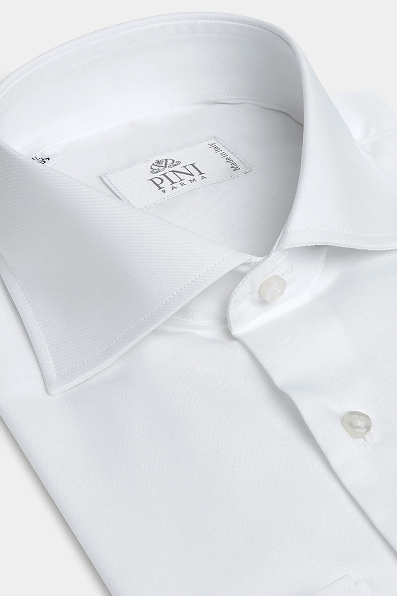 Camicia bianca con doppio polsino - Made In Italy