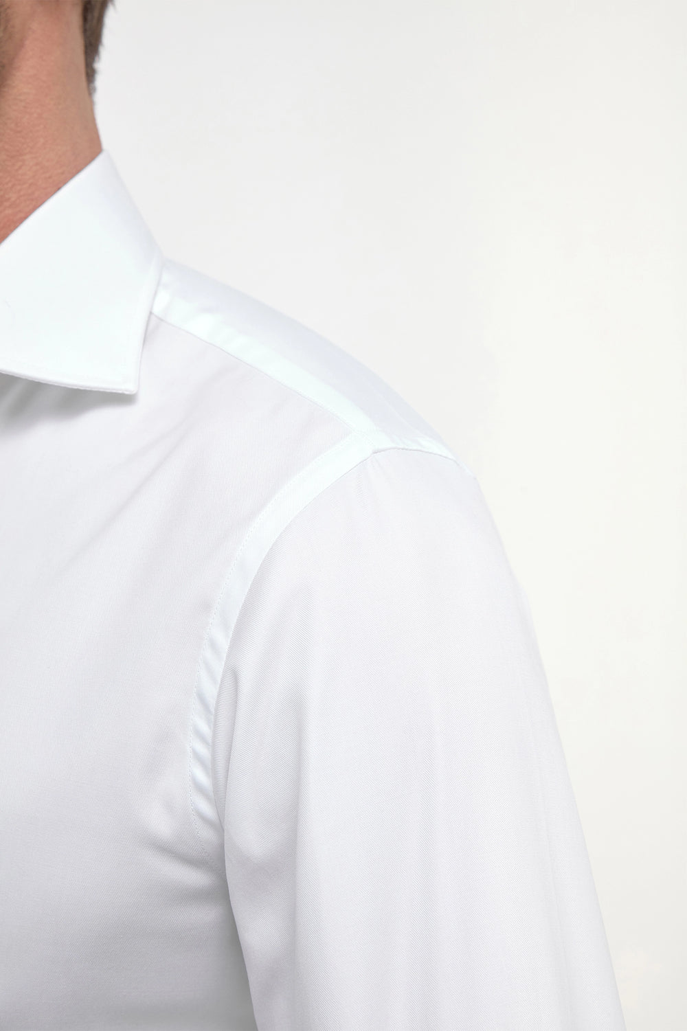Camicia bianca con doppio polsino - Made In Italy