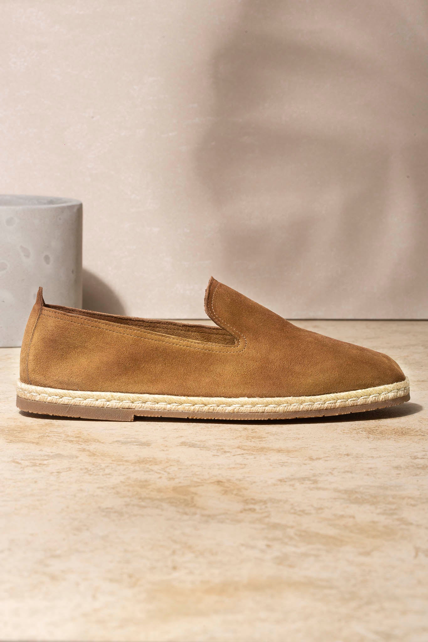 Brown suede espadrilles - Made In Italy
