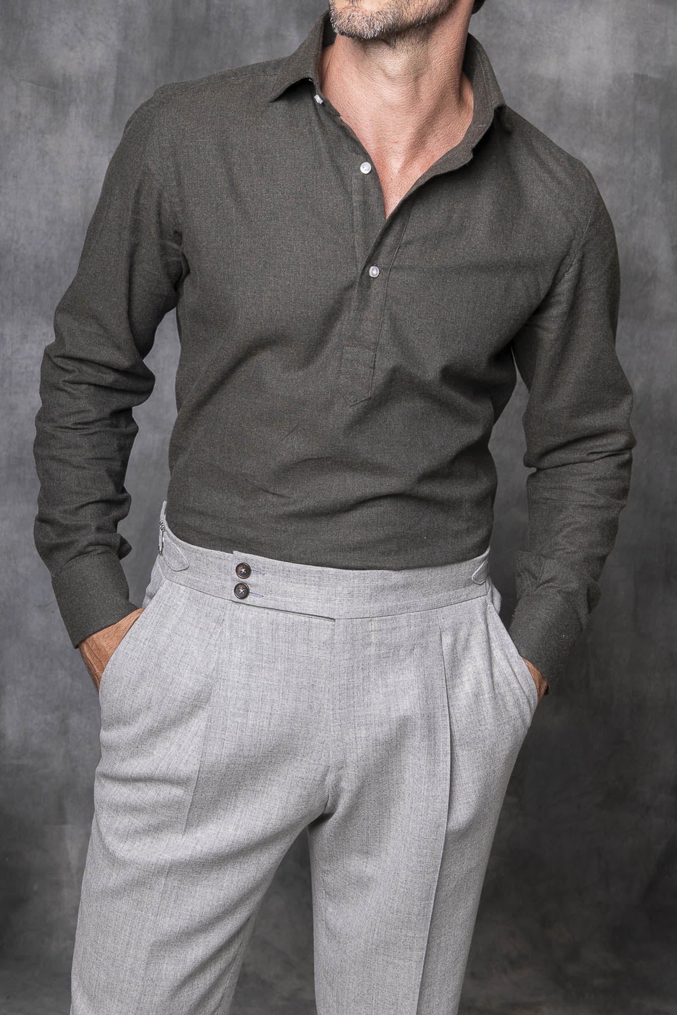camicia in flanella, flanella italiana, camicia in flanella verde, stile italiano,popover verde, chemise en flanelle,flanelle italienne,chemise en flanelle verte ,style italien,popover verte, flannel shirt,italian flannel,green flannel shirt,italian style,green popover