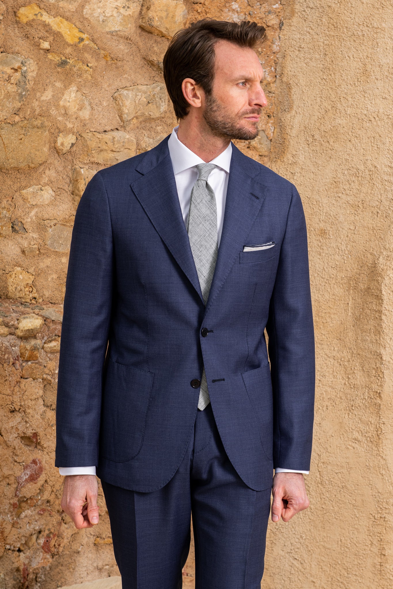 Royal Blue suit - Made in Italy