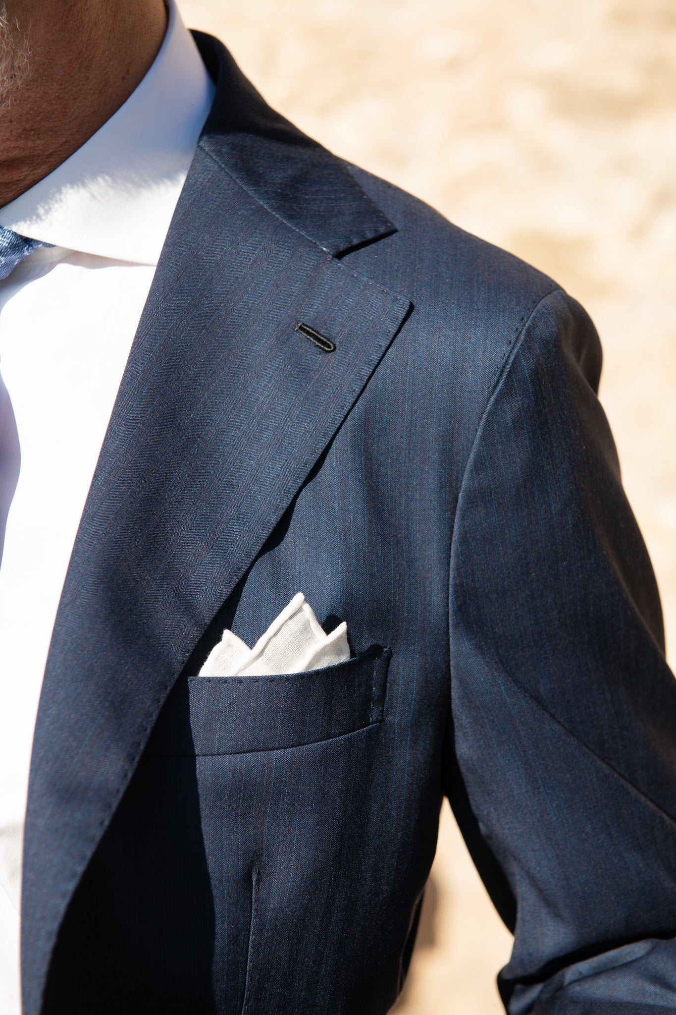 Blue solaro suit - Made in Italy