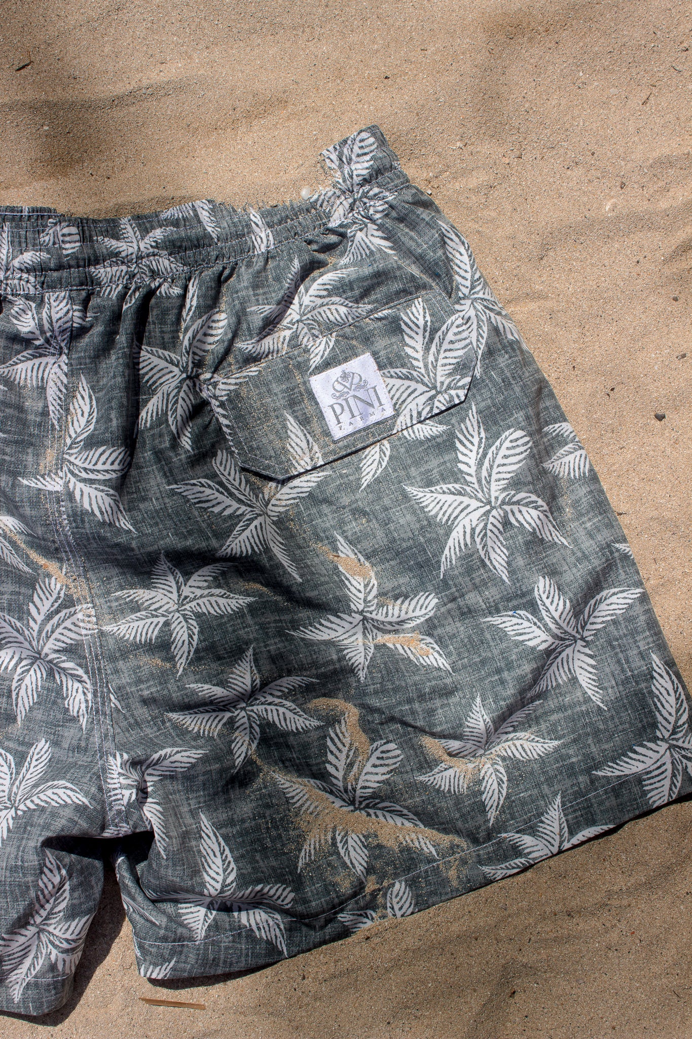 Green swim shorts - Made in Italy