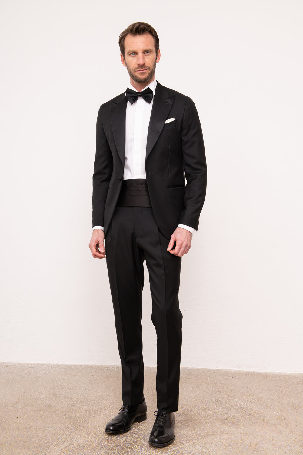 Scarpe Oxford nere da smoking - Made in Italy