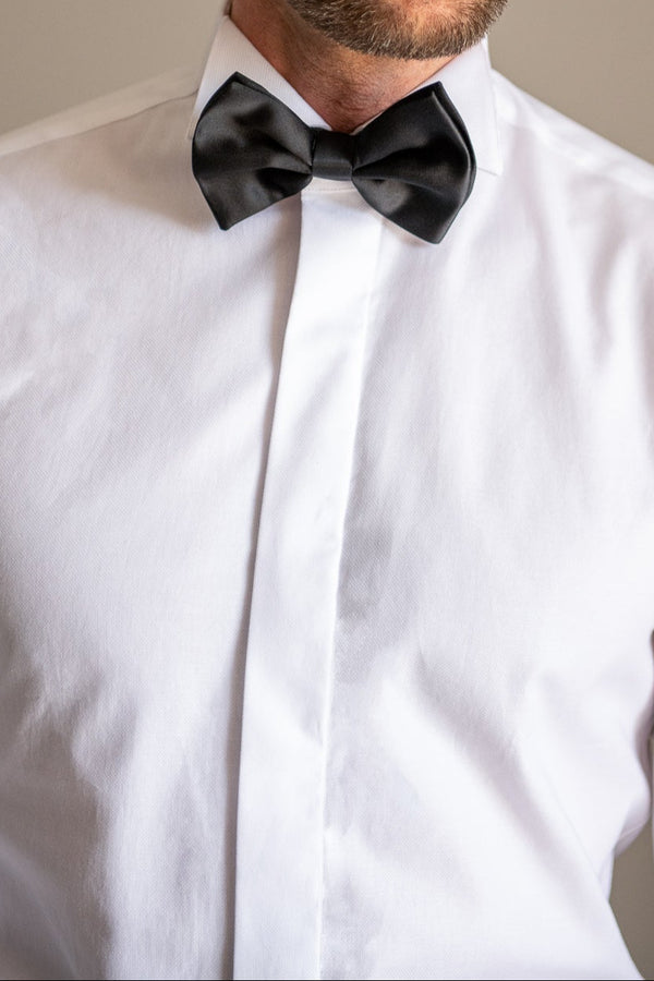 White tuxedo Shirt - Made in Italy
