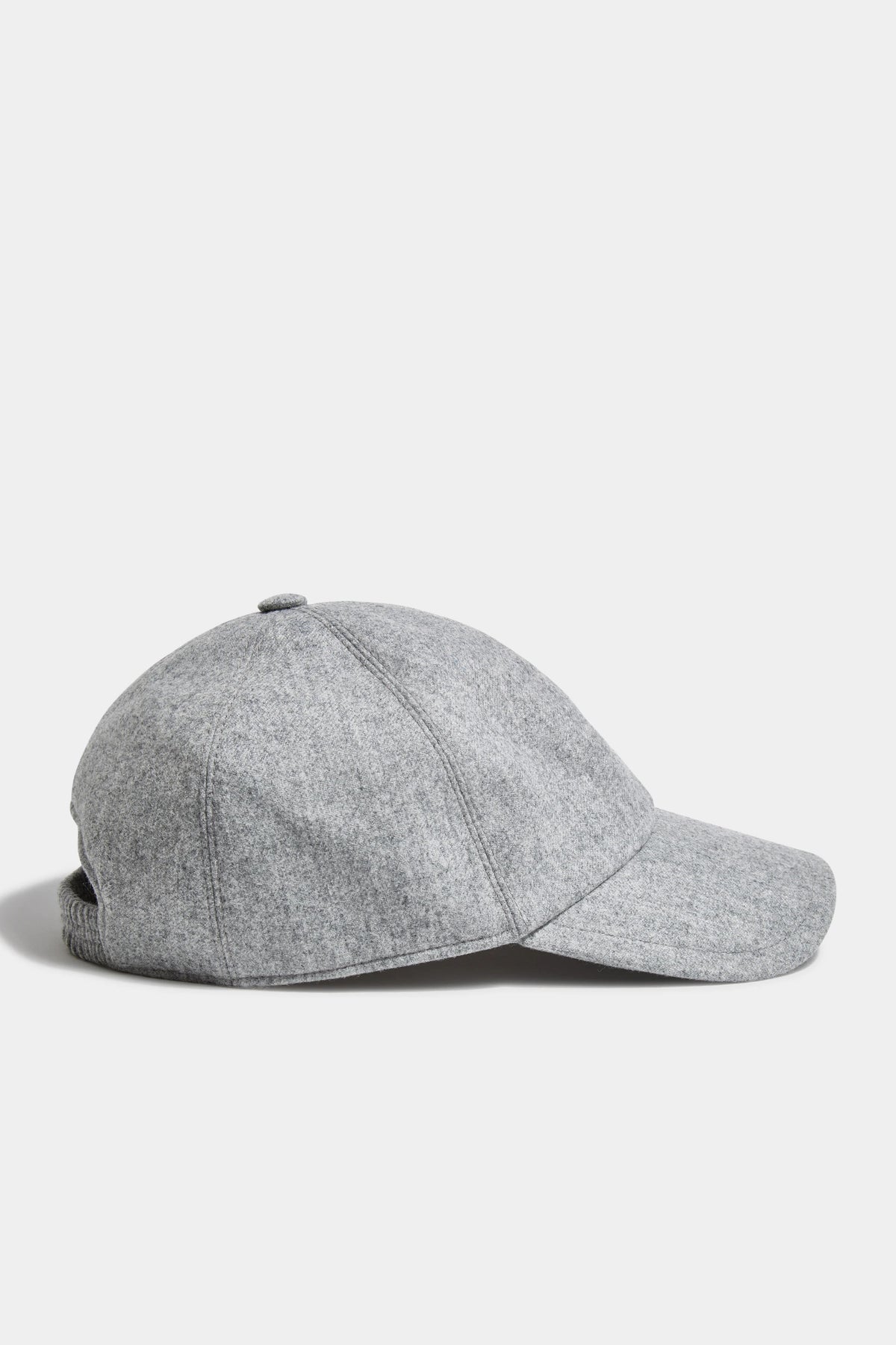Pini Parma made in Italy grey flannel baseball cap men