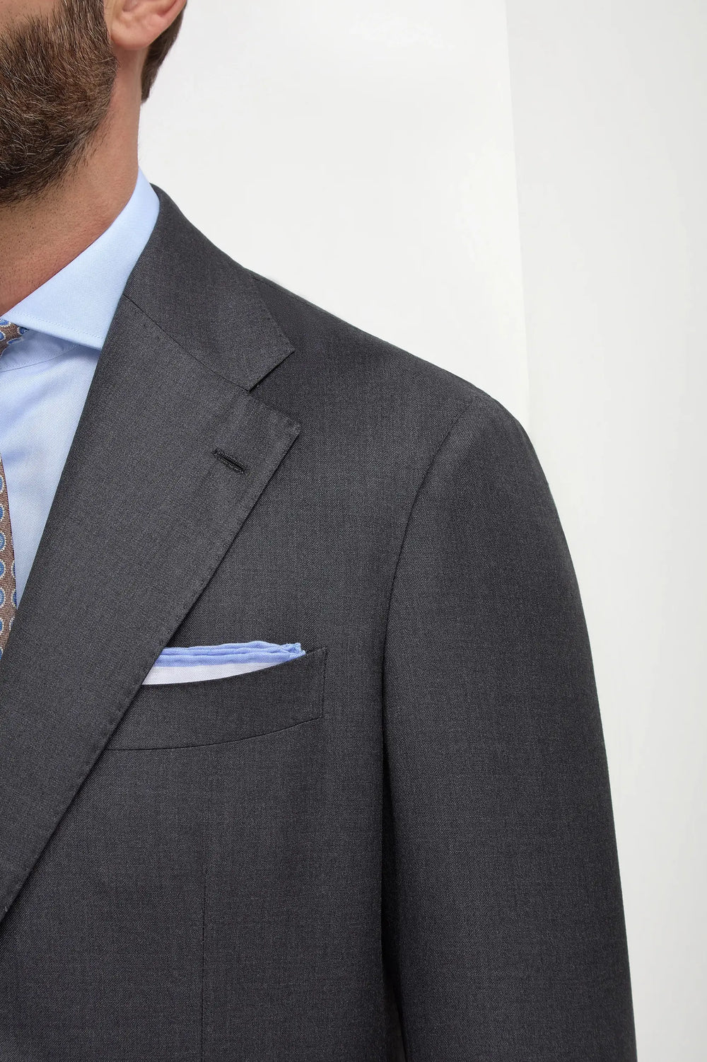 Grey full canvas suit - Made in Italy Grey full canvas suit - Made in Italy