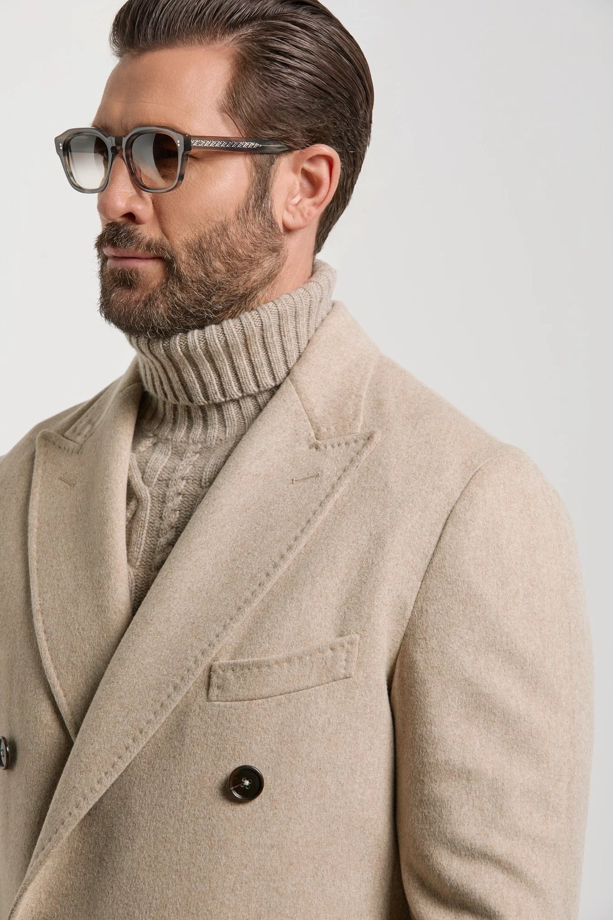 Polo coat beige – Made in Italy