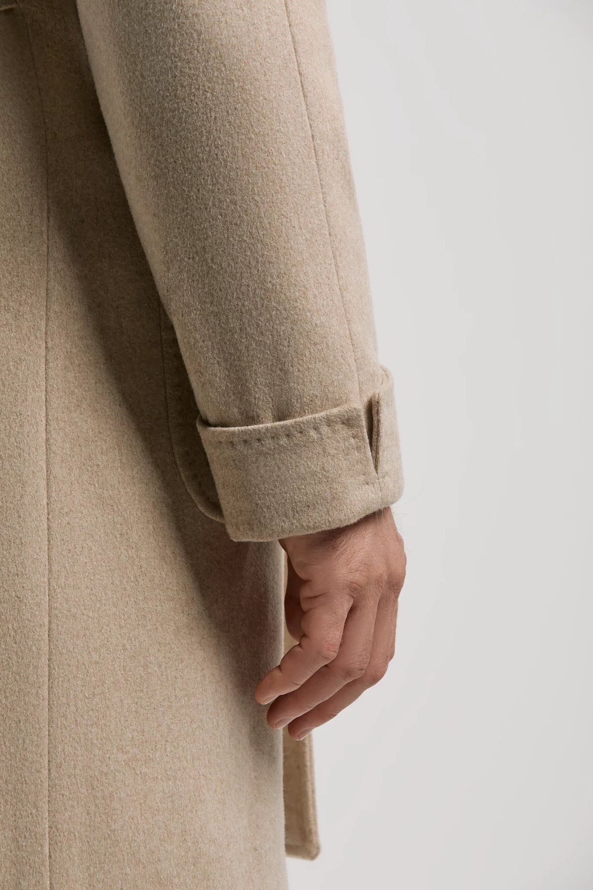 Beige polo coat – Made in Italy