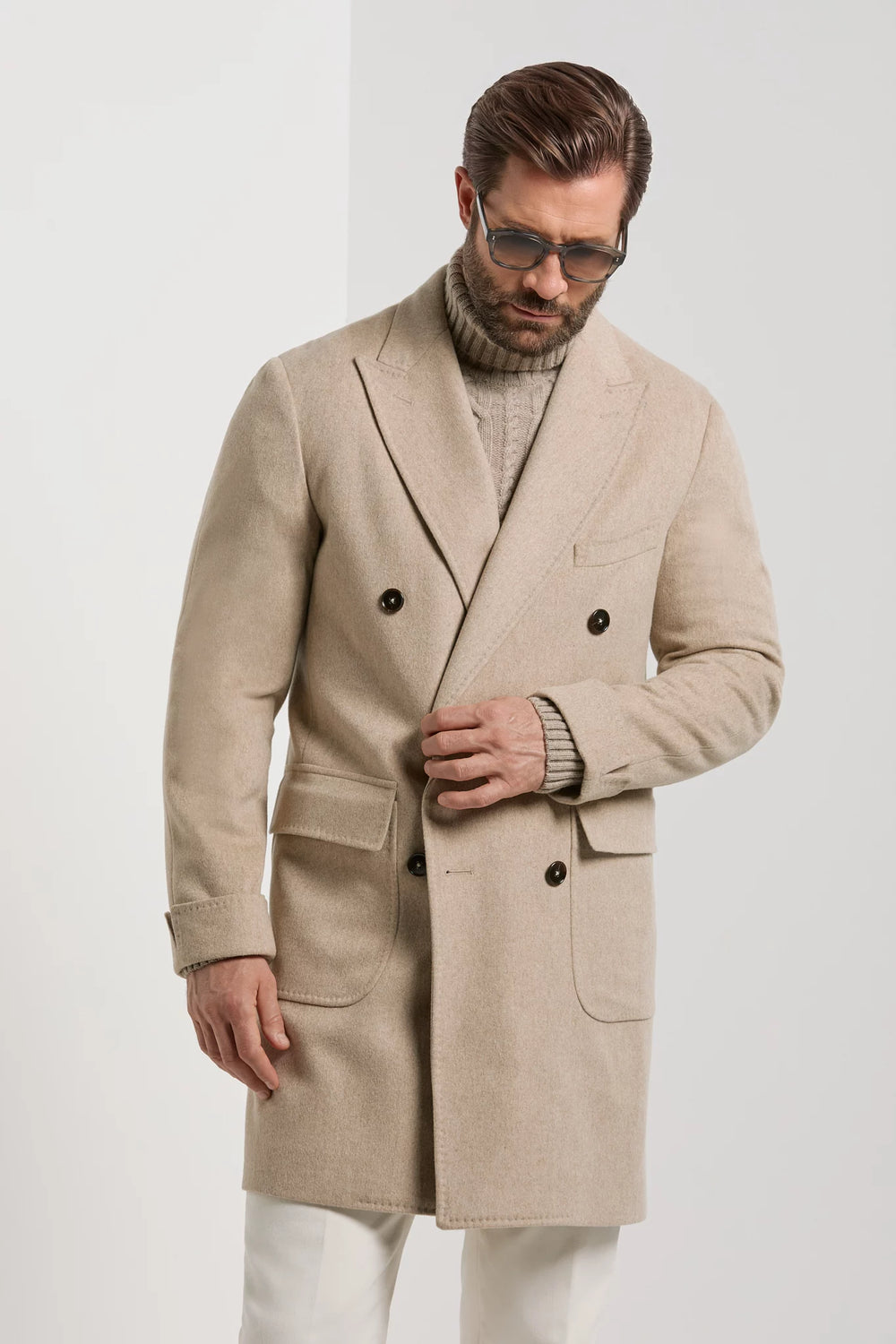 Cappotto polo beige – Made in Italy