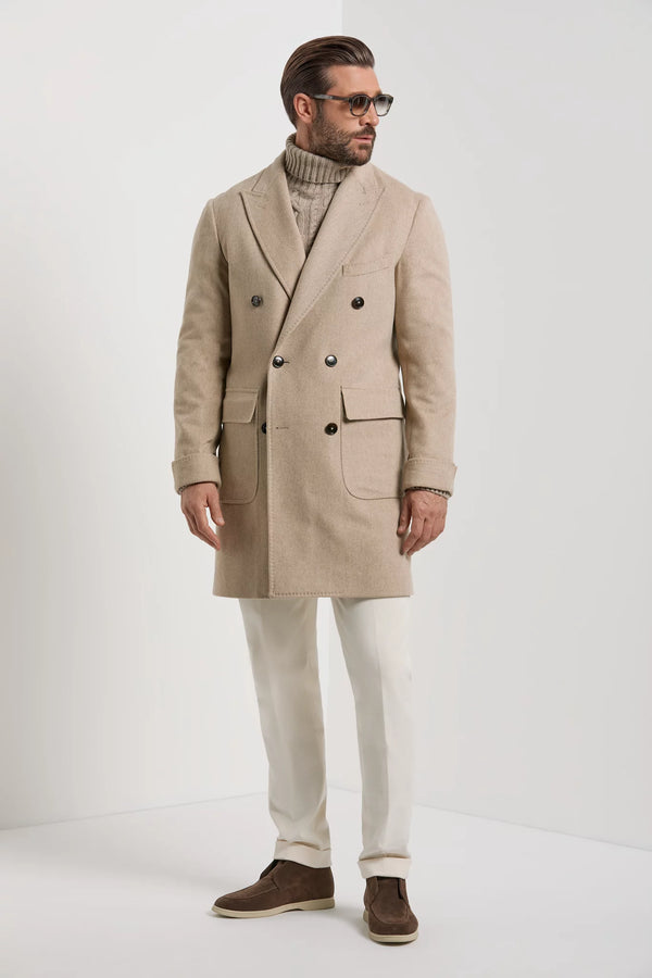 Polo coat beige – Made in Italy