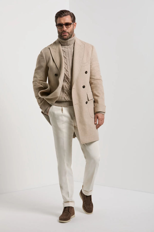 Polo coat beige – Made in Italy