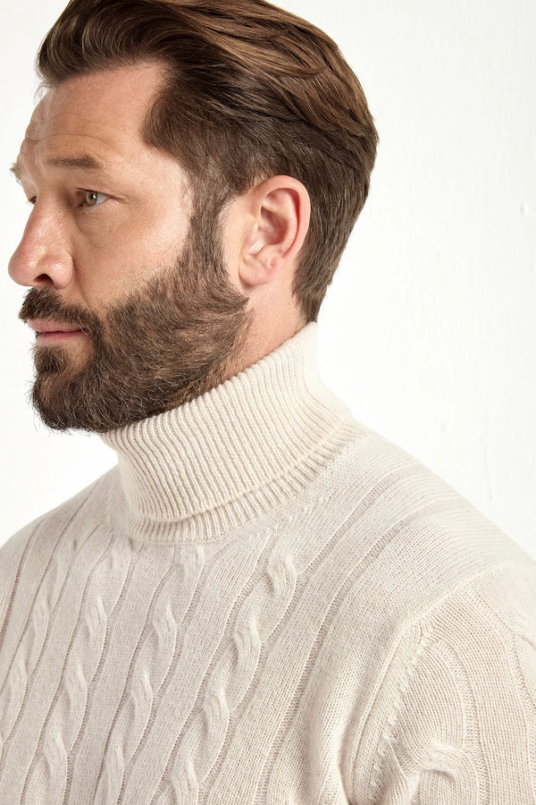 Beige turtleneck, Beige cable turtleneck, Beige cable knit, col roulé Beige, col roulé cable Beige, col roulé laine cachemire, Beige wool cachemire turtleneck, dolcevita Beige, dolcevita beige a cavi, dolcevita beige lana cachemire