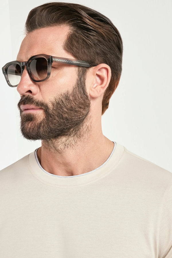 beige cotton t-shirt, men's beige t-shirt, italian cotton tee, beige collar detail t-shirt, luxury men's t-shirt, elegant men's tee, refined cotton t-shirt, tailored beige t-shirt, premium italian t-shirt, sophisticated men's t-shirt, timeless italian t-shirt, upscale men's tee, classic beige t-shirt, italian craftsmanship t-shirt, premium men's cotton t-shirt, refined italian collar t-shirt