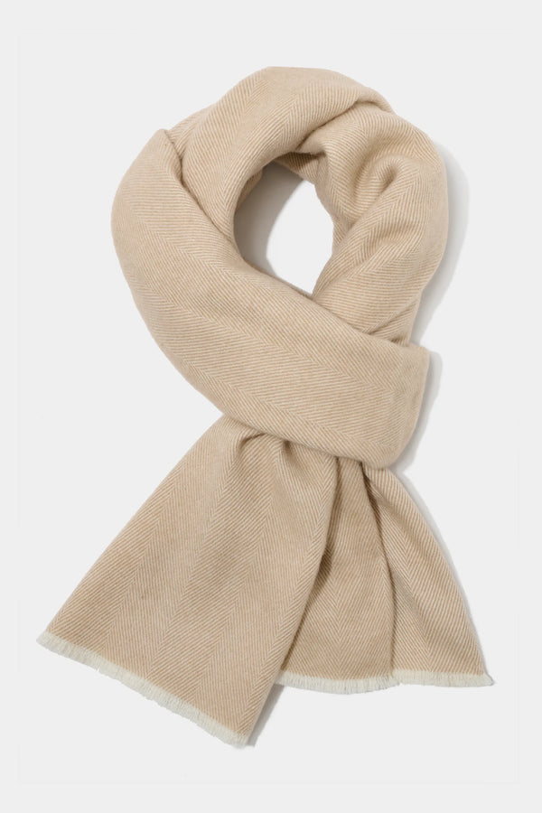 beige herringbone scarf, men's herringbone scarf, italian wool scarf, beige wool scarf, luxury men's scarf, elegant men's scarf, refined herringbone scarf, tailored beige scarf, premium italian scarf, sophisticated men's scarf, timeless italian wool scarf, upscale men's scarf, classic beige scarf, italian craftsmanship scarf, premium men's wool scarf, refined italian herringbone scarf